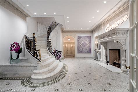 manhattan mansion with hermes leather walls|palatial mansion nyc.